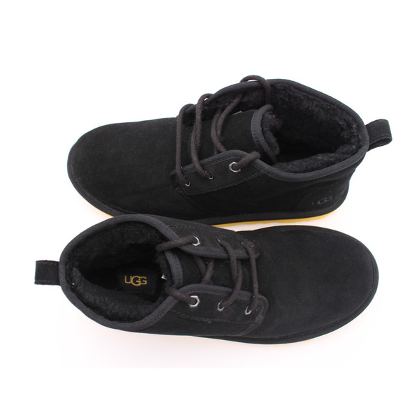 Ugg Men's Neumel Black Yellow Suede Leather Chukka Ankle Boots Sz 10 NEW - Picture 6 of 11